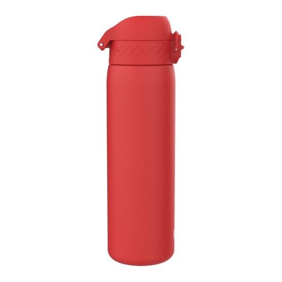 "Slim" vandflaske, rustfrit stål, 500 ml, Rød - Ion8