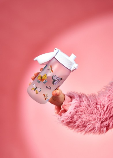 Borraccia per bambini, recyclon™, 350 ml, Butterflies - Ion8