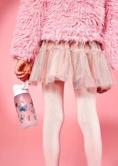 Borraccia per bambini, recyclon™, 350 ml, Butterflies - Ion8