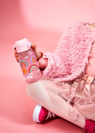 Waterfles voor kinderen, recyclon™, 350 ml, Rainbows - Ion8