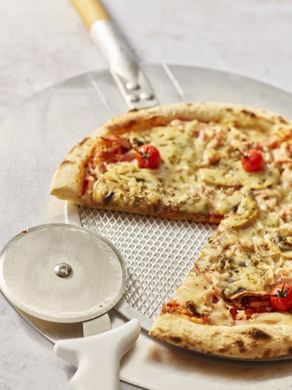 Geperforeerde bakvorm voor pizza, aluminium, 31 cm - de Buyer