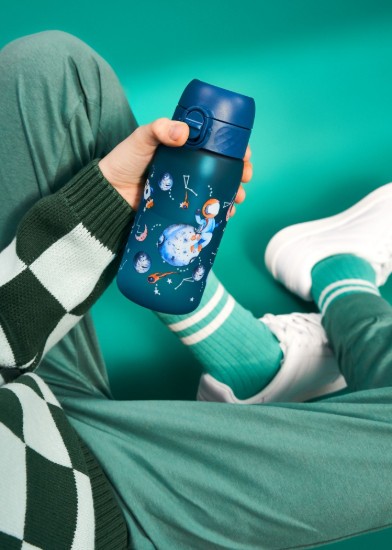 Waterfles voor kinderen, recyclon™, 350 ml, Space - Ion8