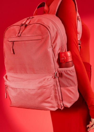 Borraccia "Slim", recyclon™, 500 ml, Rossa - Ion8