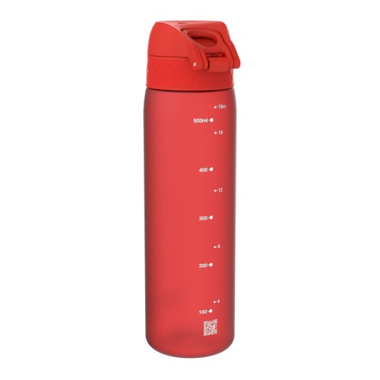 Borraccia "Slim", recyclon™, 500 ml, Rossa - Ion8