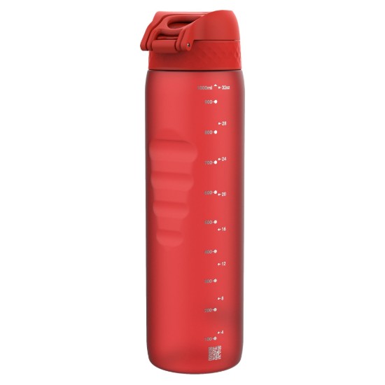 Garrafa de água, recyclon™, 1 L, Vermelha - Ion8
