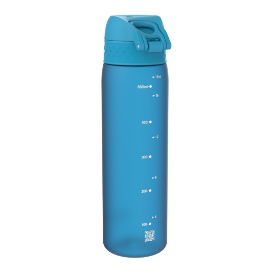 'Slim' waterfles, recyclon, 500ml, Blue - Ion8