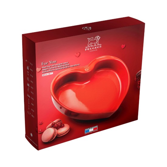 Hartvormige ovenschaal, keramiek, 26 cm/1,7 L, "Appolia" - Peugeot