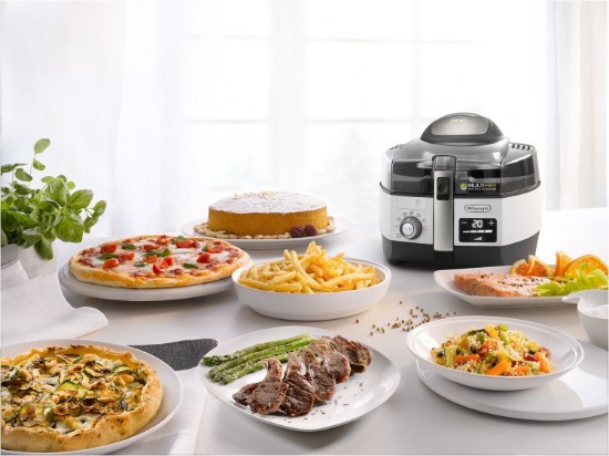 Heteluchtfriteuse en Multicooker, 1,7kg, 1400W, "MultiFry" - DeLonghi