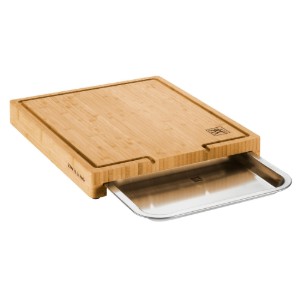 Bamboe snijplank, met opvangbak, 39 x 30 cm, "BBQ+" - Zwilling