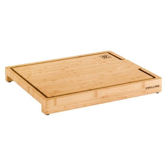 Tocator bambus, cu tava de colectare, 39 x 30 cm, "BBQ+" - Zwilling