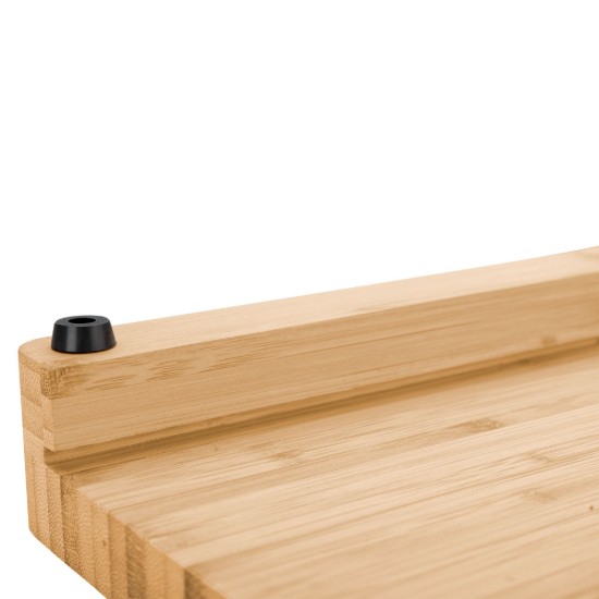 Tocator bambus, cu tava de colectare, 39 x 30 cm, "BBQ+" - Zwilling