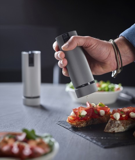 Macinasale elettrico, 15 cm, 'Line', Aluminium - Peugeot