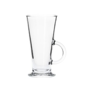 Lattebeker, gemaakt van glas, 280 ml, "Conic" - Borgonovo