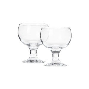 Set di 2 coppette gelato, in vetro, 350 ml "Palm" - Borgonovo