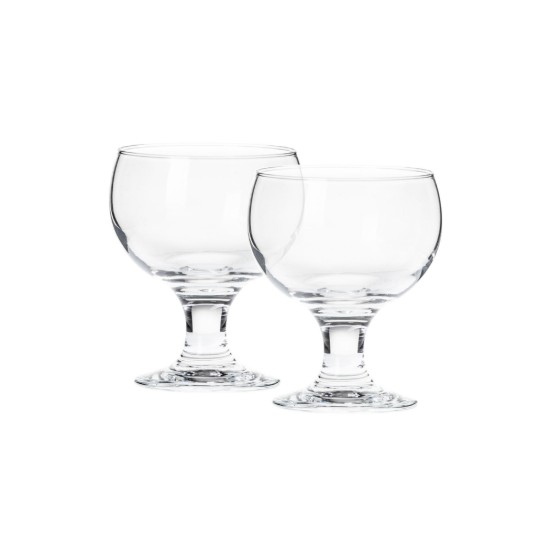 Set di 2 coppette gelato, in vetro, 350 ml "Palm" - Borgonovo