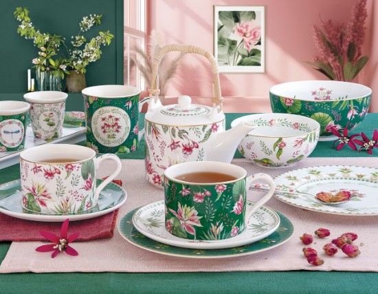 Bol portelan, 15 cm, "Botanique Chic" - Easy Life