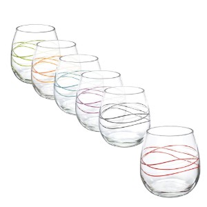 Set di 6 bicchieri da acqua, in vetro, 520 ml "Ducale Stemless" - Decover
