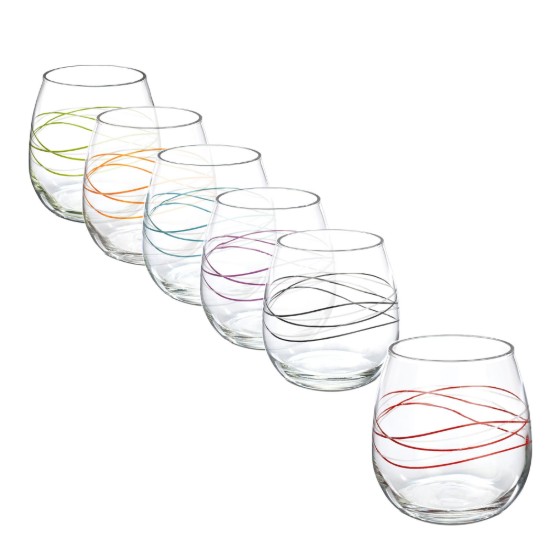 Σετ 6 ποτήρια νερού, από γυαλί, 520 ml "Ducale Stemless" - Decover