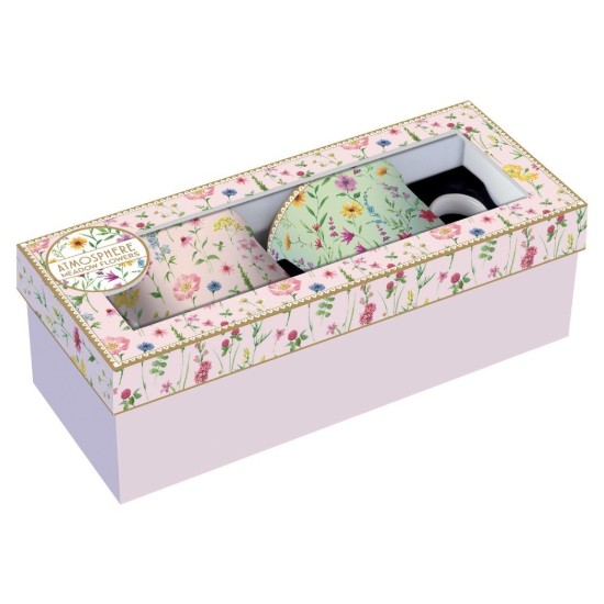 Set di 2 tazze, porcellana, 300 ml, "Meadow Flowers" - Easy Life