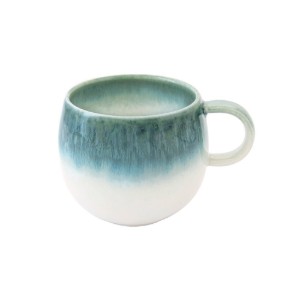 Mug, porcelain, 375 ml, green, "Nuances" - Easy Life