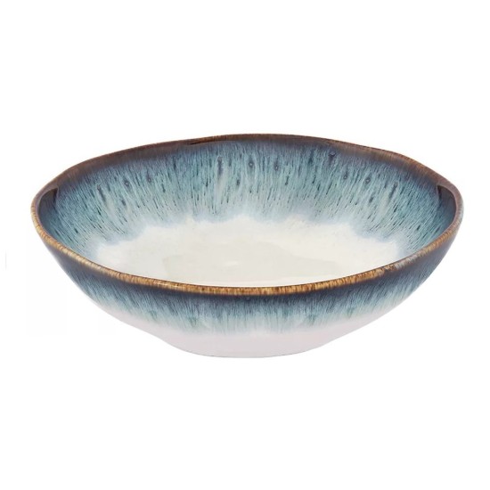Soup bowl, porcelain, 19 cm, blue, "Nuances" - Easy Life