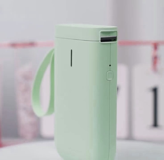 Thermal label printer, portable, D11 model, Green - NIIMBOT