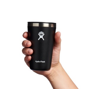 Thermisch geïsoleerde beker, roestvrij staal, 470ml, 'All Around', Black - Hydro Flask