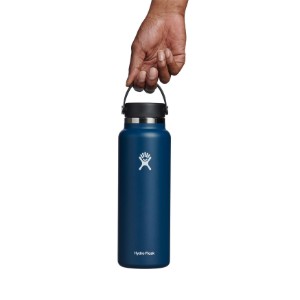 Siltumizolācijas pudele, nerūsējošais tērauds, 1,18L, "Wide Mouth", Indigo - Hydro Flask