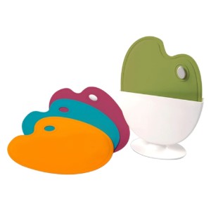 Set paletvormige snijplanken, kunststof, 5 stuks - Candl