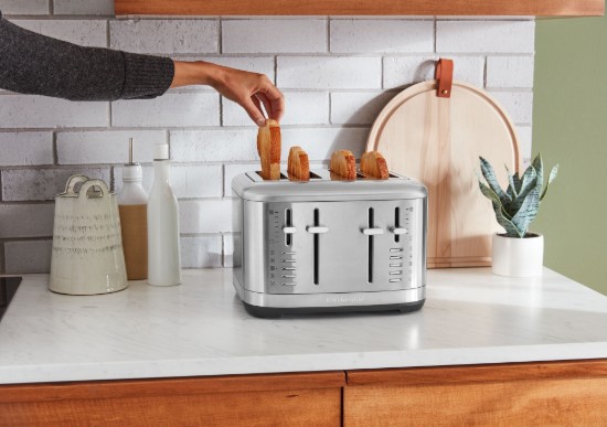 Toaster b'4 slots, 1960W, Stainless Steel - KitchenAid