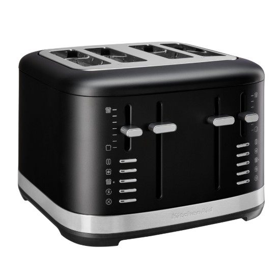 4-slot toaster, 1960W, Matte Black - KitchenAid
