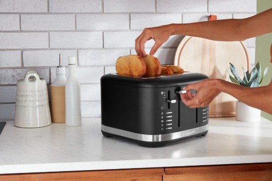 4-slot toaster, 1960W, Matte Black - KitchenAid