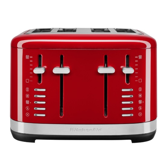 Toaster b'4 slots, 1960W, Empire Red - KitchenAid