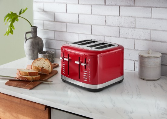 Toaster b'4 slots, 1960W, Empire Red - KitchenAid