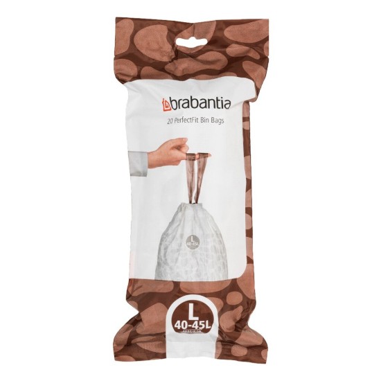 Vuilniszakken, code L, 40-45 L, 20 stuks - Brabantia