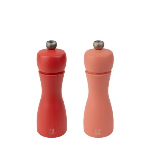 Set di 2 macina sale e pepe, 15 cm, "Tahiti Fire", Bricks&Flame - Peugeot