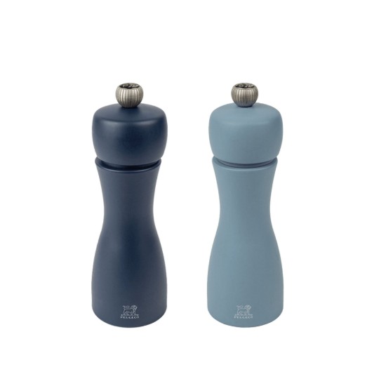 Set mit 2 Salz- und Pfeffermühlen, 15 cm, "Tahiti Air", Midnight&Azur - Peugeot