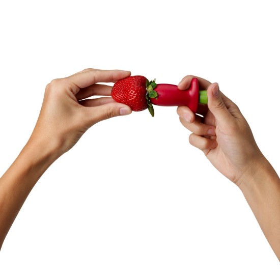 Strawberry stem remover, stainless steel, "StemGem" - Chef'n