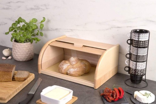 Scatola per pane, 30 x 15 cm, legno di faggio - Kesper