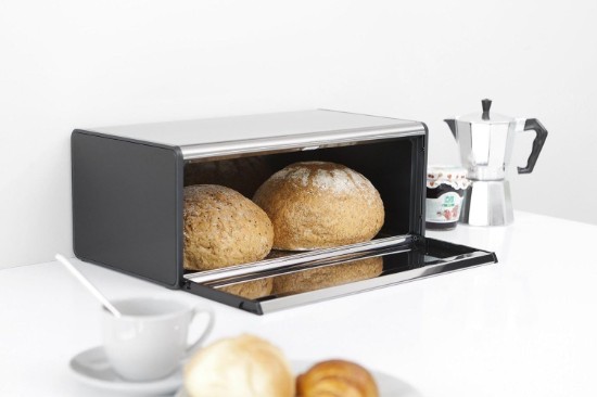 Portapane "Fall Front", acciaio inossidabile, 46,5 x 25 cm, Acciaio brillante - Brabantia