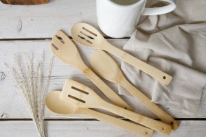 5-delige keukengereiset, 36 cm, bamboe, "Natural Elements" - Kitchen Craft