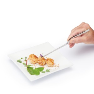 Pinzetta curva per decorazione, acciaio inossidabile, 21 cm, "Master Class" - Kitchen Craft