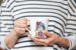 Tazza in porcellana, 380 ml, modello coniglietto - Mikasa