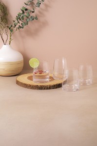 Set 4 bicchieri in vetro cristallino da 350 ml, "Palermo" - Mikasa