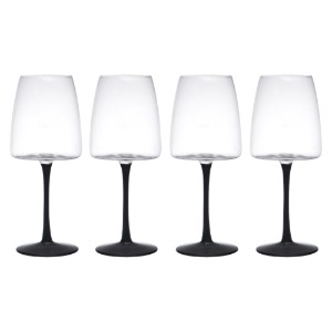 Set calici da vino rosso 4 pezzi, in vetro cristallino, 450 ml, "Palermo" - Mikasa