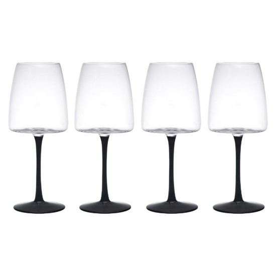 Set calici da vino rosso 4 pezzi, in vetro cristallino, 450 ml, "Palermo" - Mikasa