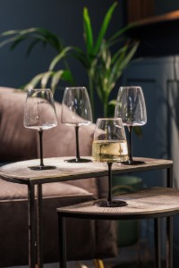 Set 4 bicchieri da vino bianco, in vetro cristallino, 400 ml, "Palermo" - Mikasa