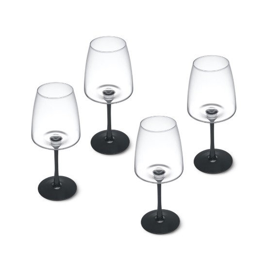 Set 4 bicchieri da vino bianco, in vetro cristallino, 400 ml, "Palermo" - Mikasa