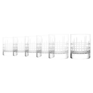 Set di 6 bicchieri da whisky in vetro, 320 ml, "Manhattan" - Stolzle