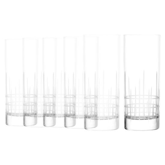 Set di 6 bicchieri da long drink, in vetro, 405 ml, "Manhattan" - Stolzle